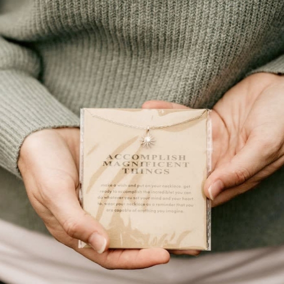 Make A Wish Intention Necklace - Accomplish Magnificent Things - Picture 3 of 6